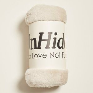 UnHide Lil’ Marshmallow Blanket Beige Bear